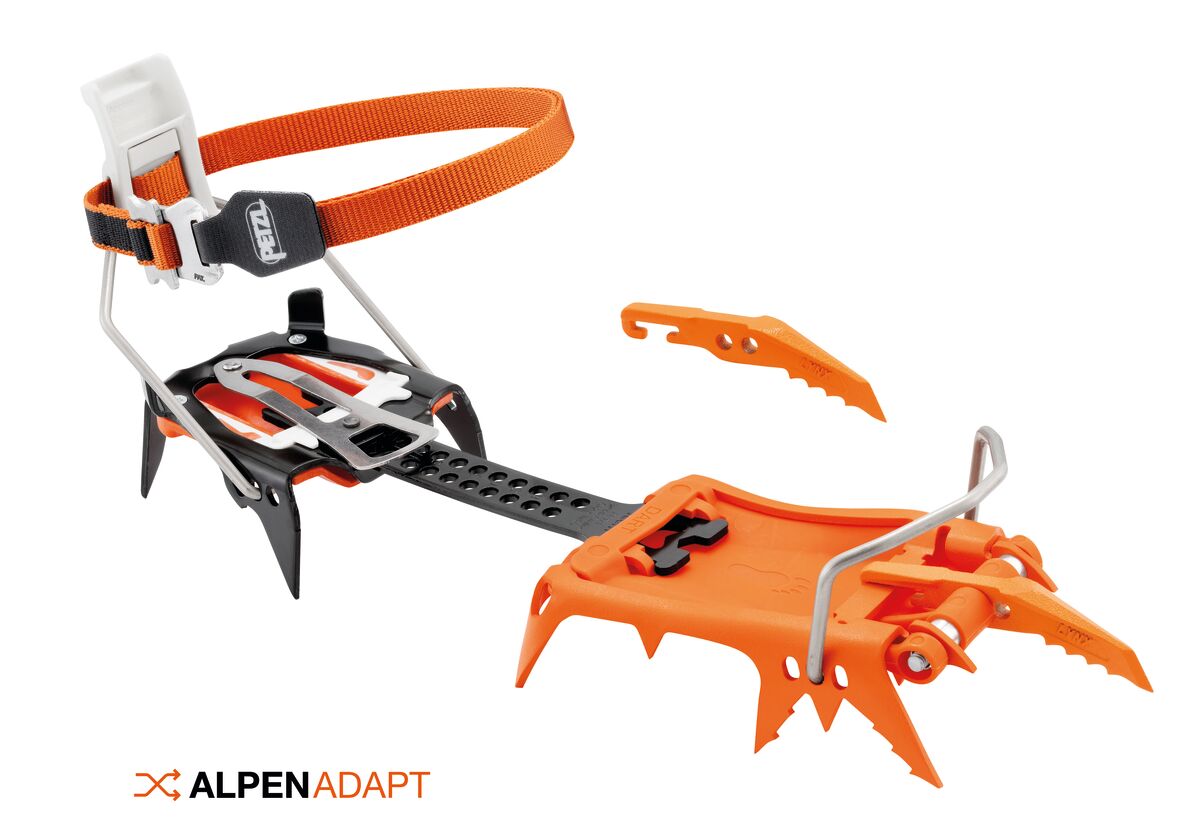 DART Modular crampons for ice climbing and dry tooling