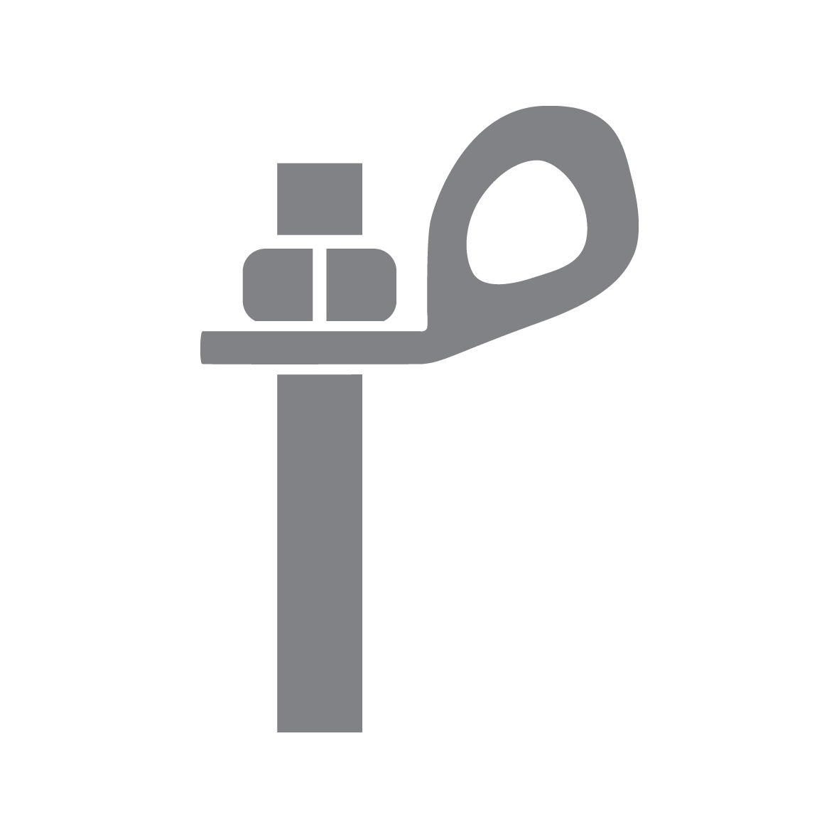 BOLT STEEL Steel bolt for interior uses or non-permanent installations (pack of 20)