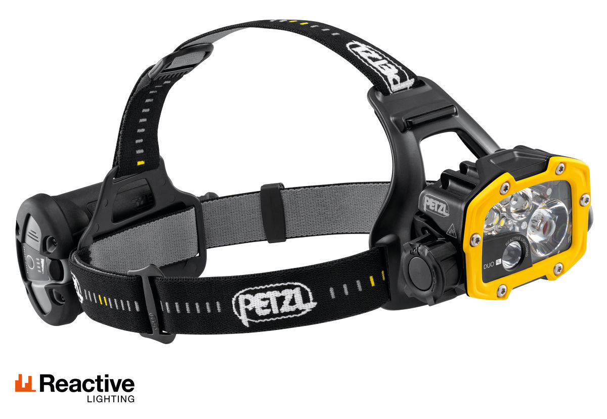 DUO® RL Ultra-powerful, waterproof, and rechargeable headlamp featuring REACTIVE LIGHTING&reg; technology. 2800 lumens