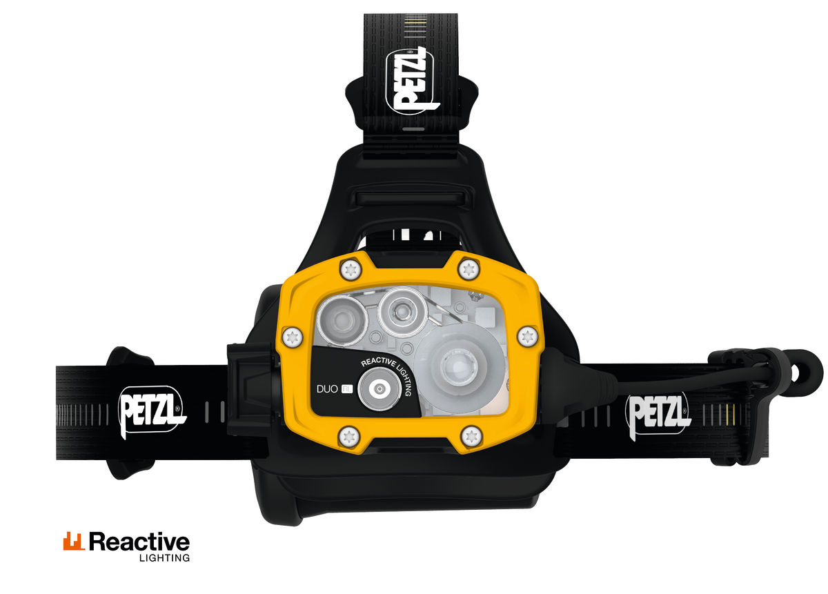 DUO® RL Ultra-powerful, waterproof, and rechargeable headlamp featuring REACTIVE LIGHTING&reg; technology. 2800 lumens