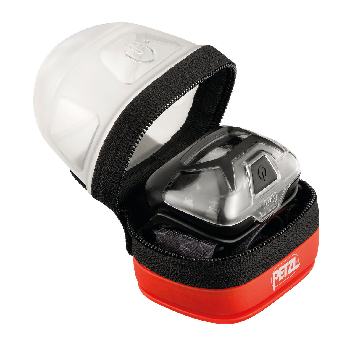 NOCTILIGHT Protective carrying case for Petzl’s compact headlamps that diffuses light into lantern mode