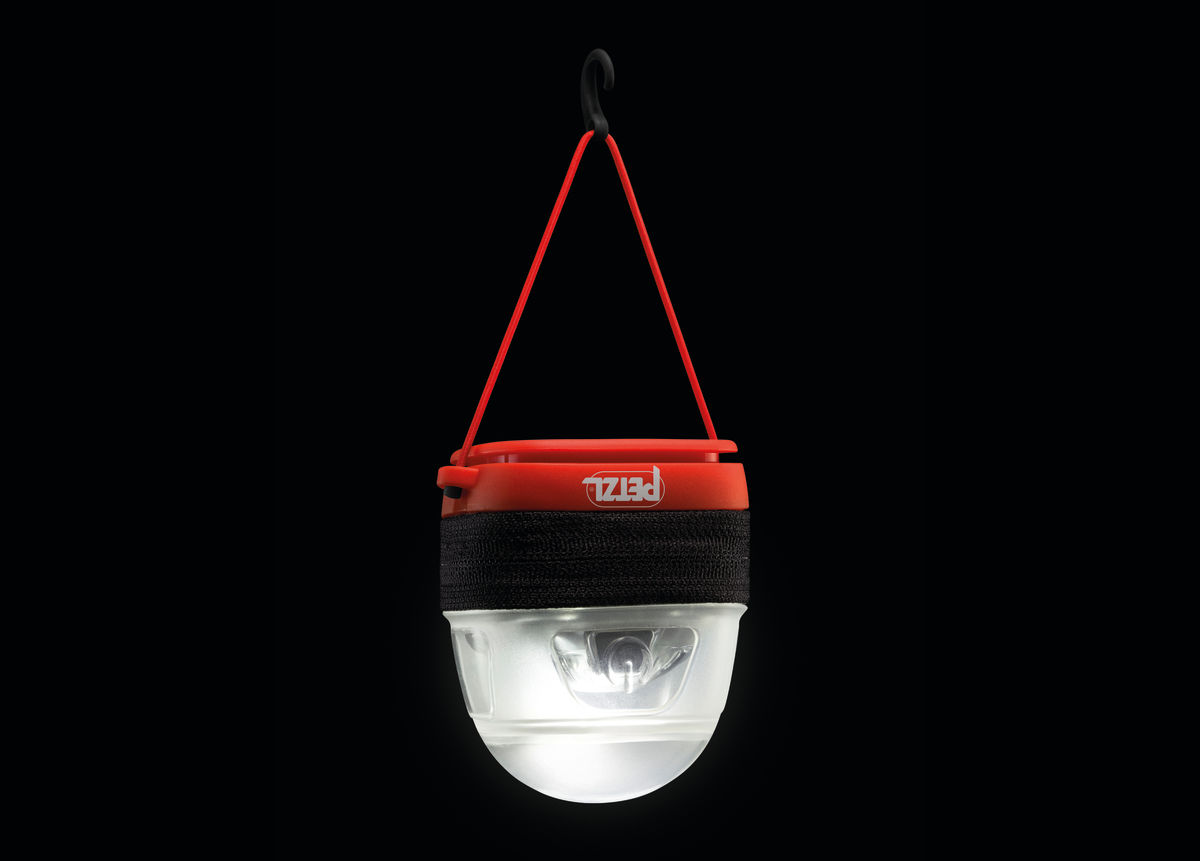NOCTILIGHT Protective carrying case for Petzl’s compact headlamps that diffuses light into lantern mode