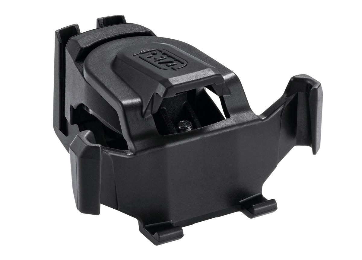 BIKE ADAPT Plate for mounting a Petzl headlamp on bicycle handlebars or seat post