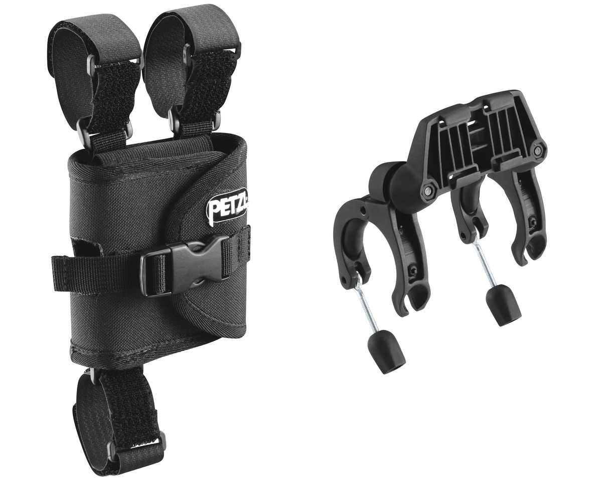 Mount for Bicycle Handlebars Plates for mounting DUO headlamps on bicycle handlebars