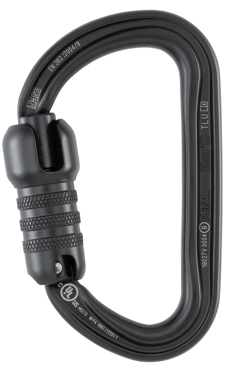 Bm'D Lightweight asymmetrical high-strength carabiner