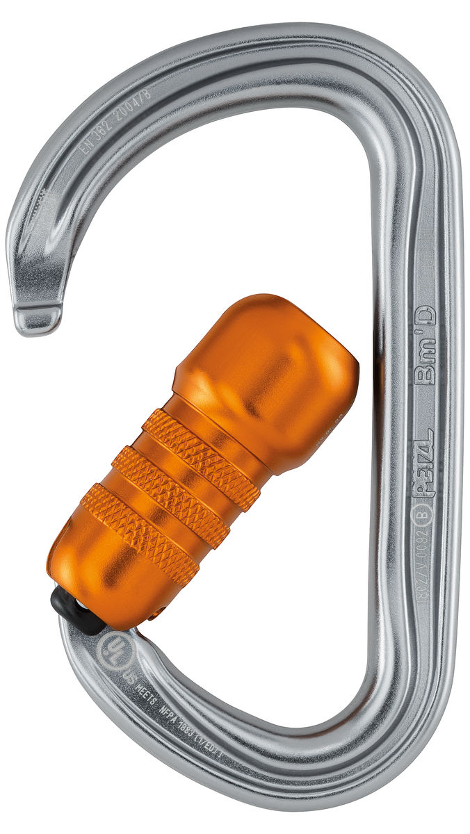 Bm'D Lightweight asymmetrical high-strength carabiner
