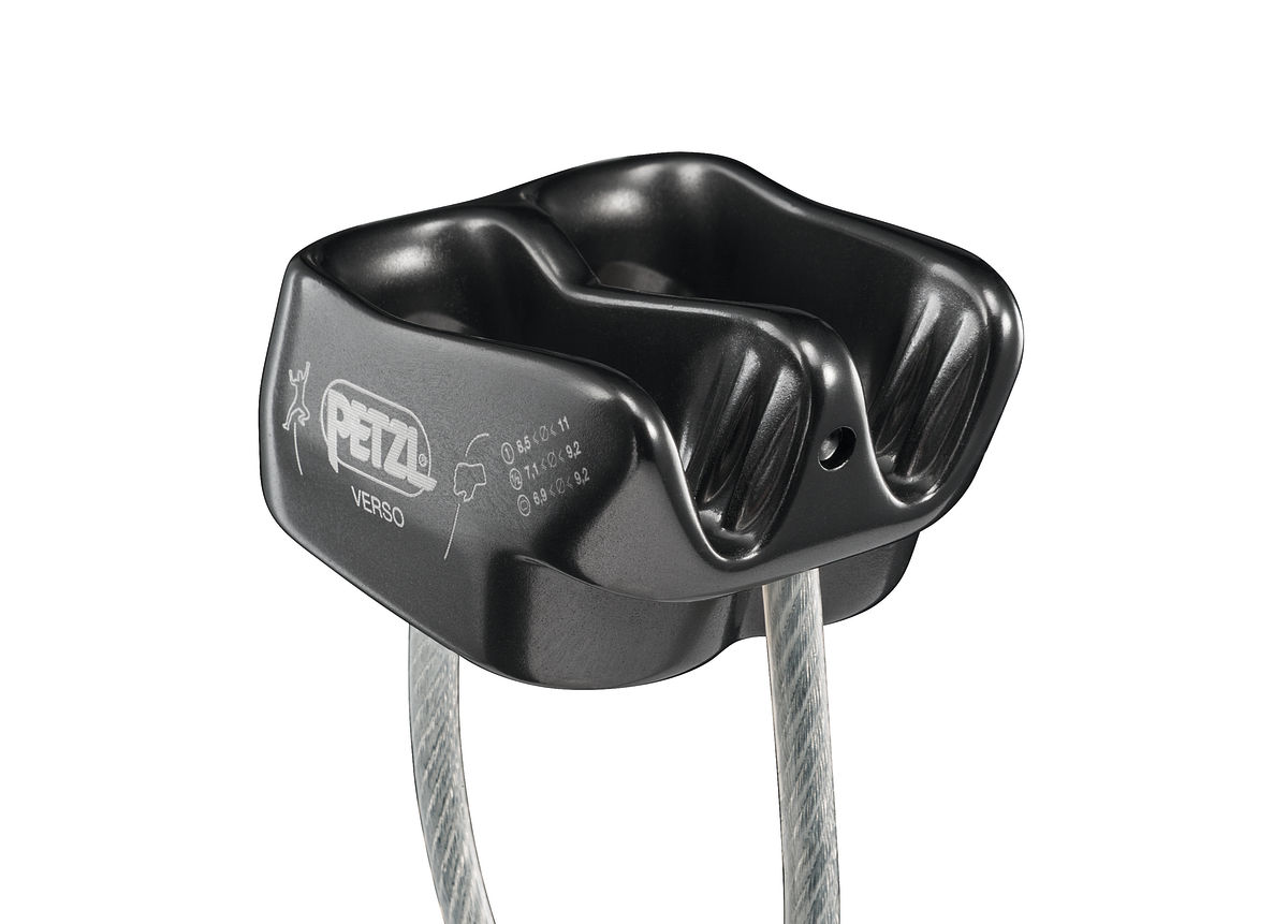 VERSO Compact, lightweight belay/rappel device, for use with one or two rope strands and for rappelling 5 VERSO Compact, lightweight belay/rappel device, for use with one or two rope strands and for rappelling