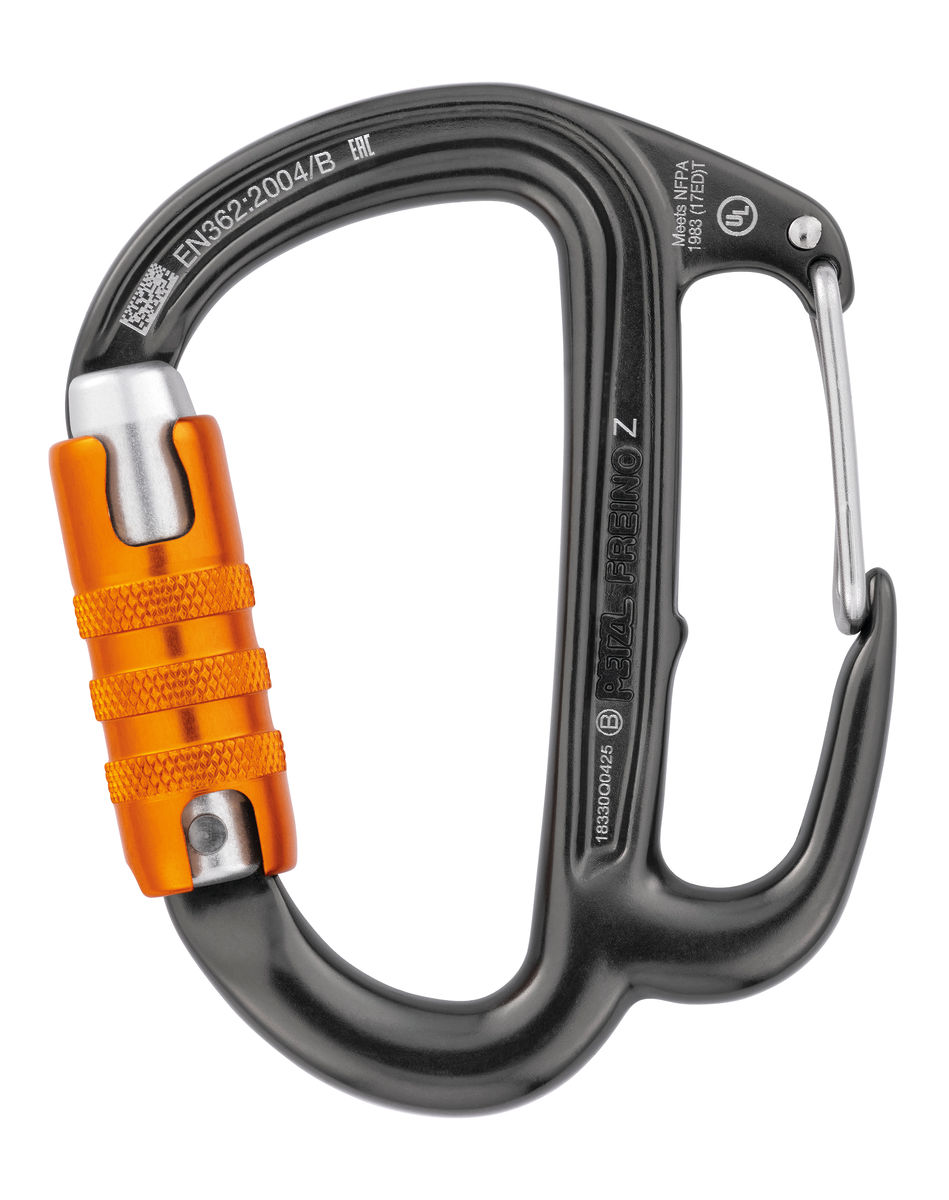 FREINO Z Carabiner with friction spur for descenders