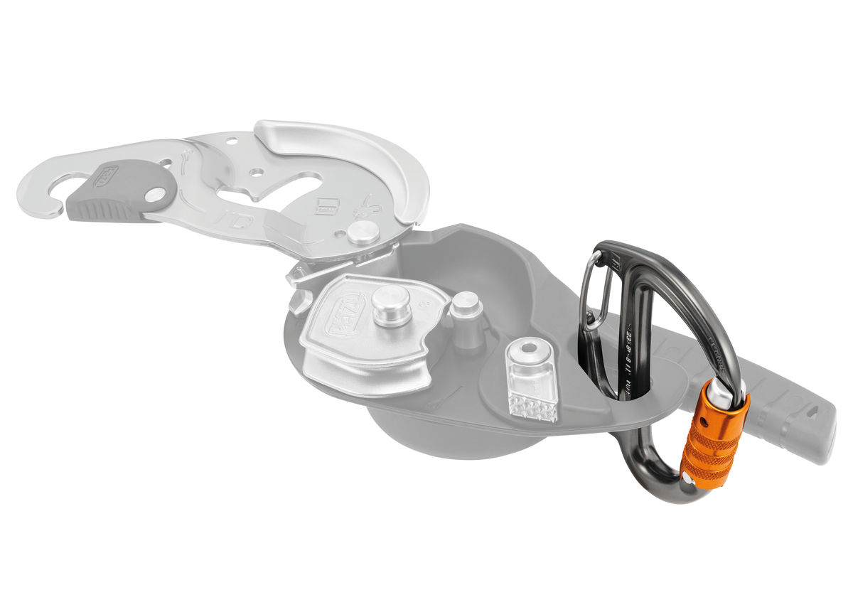 FREINO Z Carabiner with friction spur for descenders
