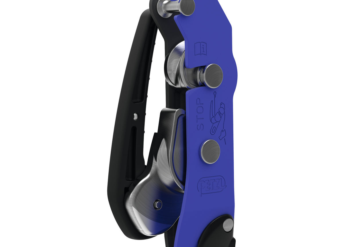 STOP Assisted braking descender for caving