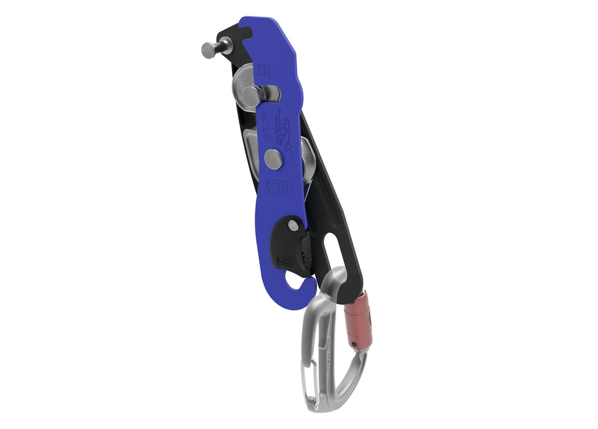 STOP Assisted braking descender for caving