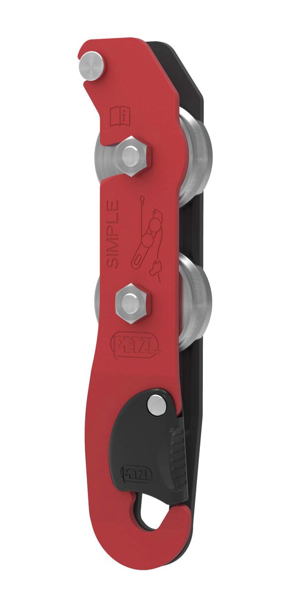 SIMPLE Simple, lightweight descender for caving