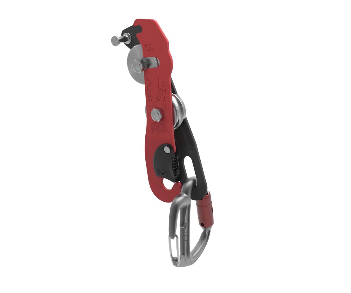 SIMPLE Simple, lightweight descender for caving