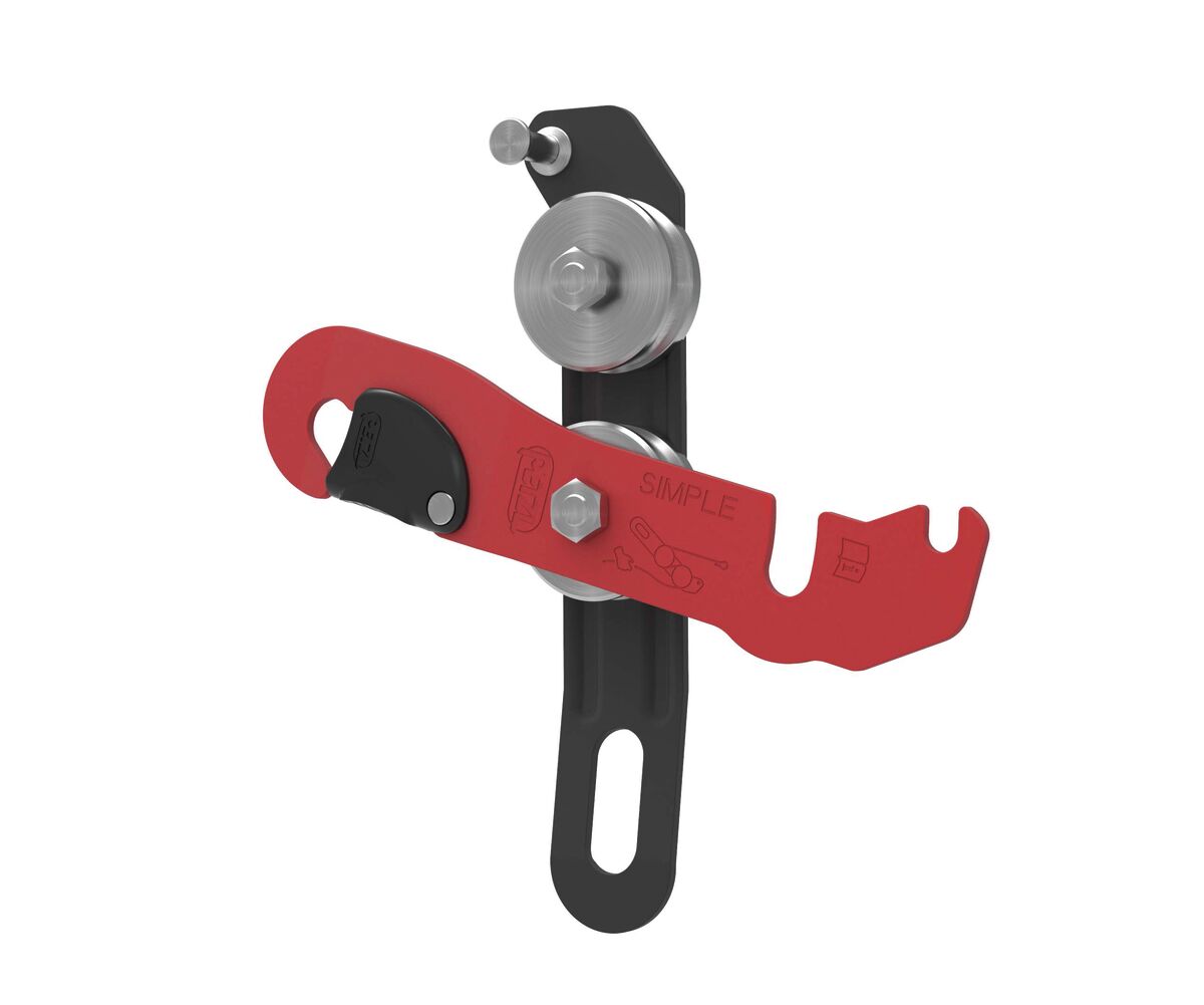SIMPLE Simple, lightweight descender for caving