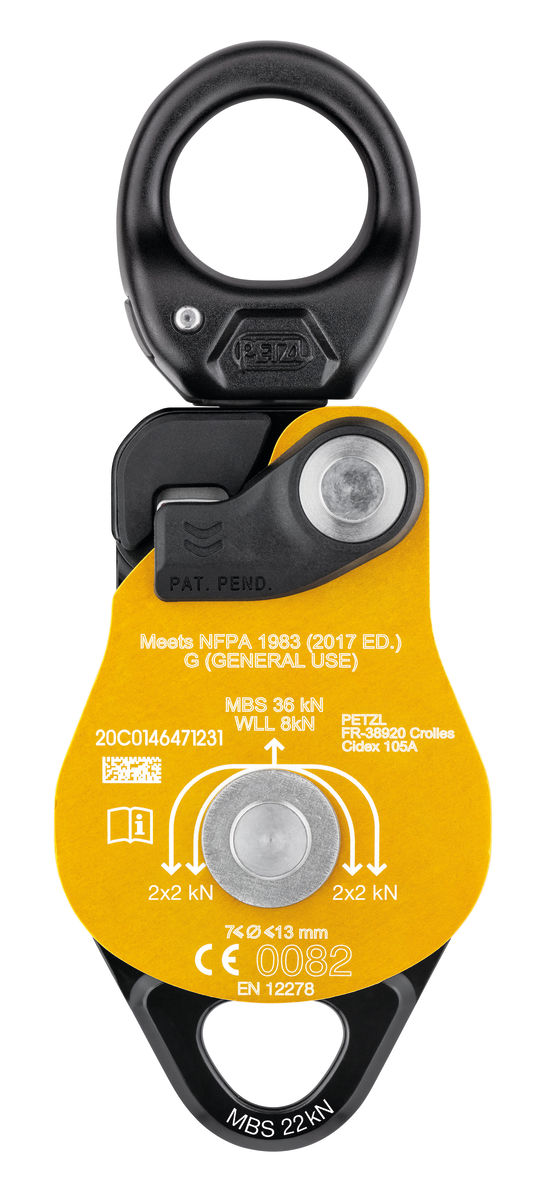 SPIN L2 Very high efficiency double pulley with swivel