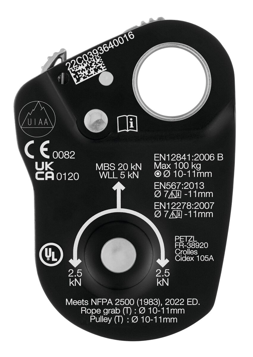MINI TRAXION Compact and drop-resistant high-efficiency progress-capture pulley