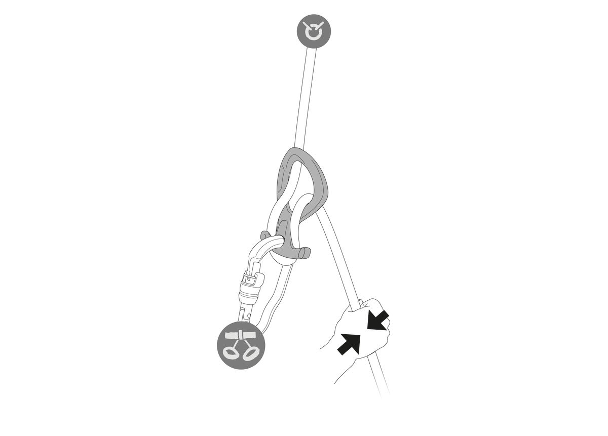 PIRANA CLUB Adjustable friction descender for canyoning