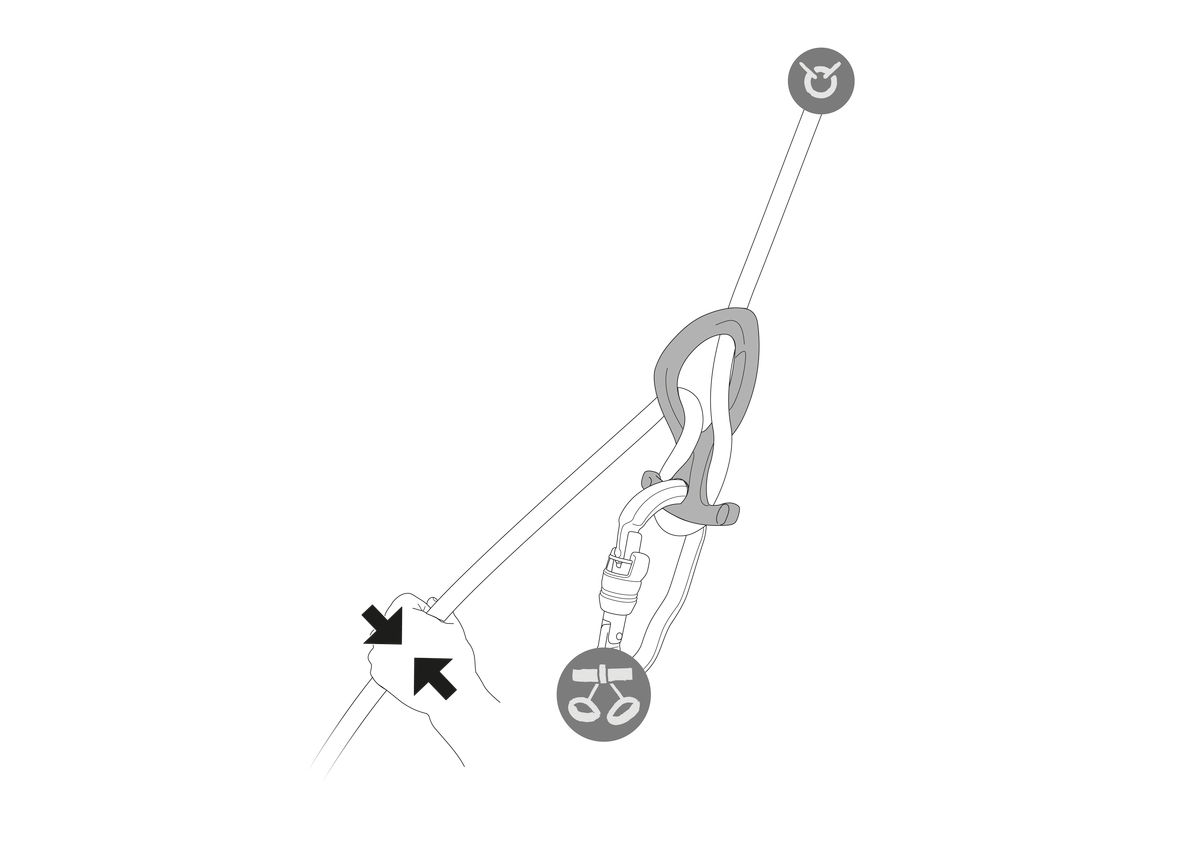 PIRANA CLUB Adjustable friction descender for canyoning