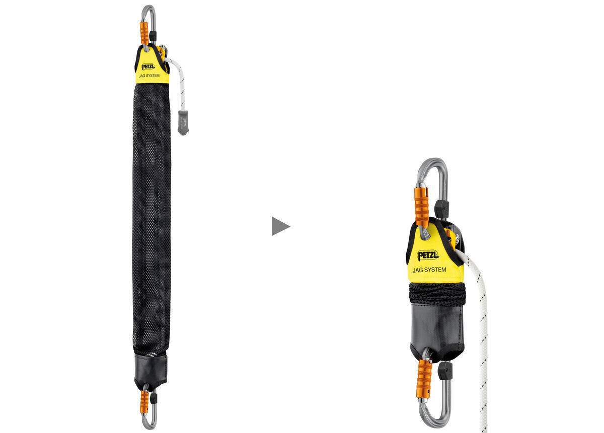 JAG RESCUE KIT Reversible rescue kit with JAG SYSTEM haul kit and I’D EVAC descender