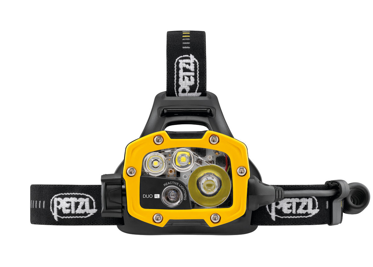 DUO RL Ultra-powerful, rechargeable multi-beam headlamp featuring REACTIVE LIGHTING&reg; technology. 2800 lumens